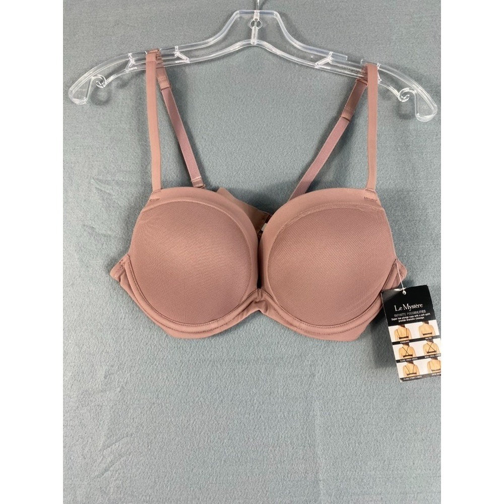 NWT Le Mystere Bra Low Plunge Adjustable Infinite Possibilities Sz 34C